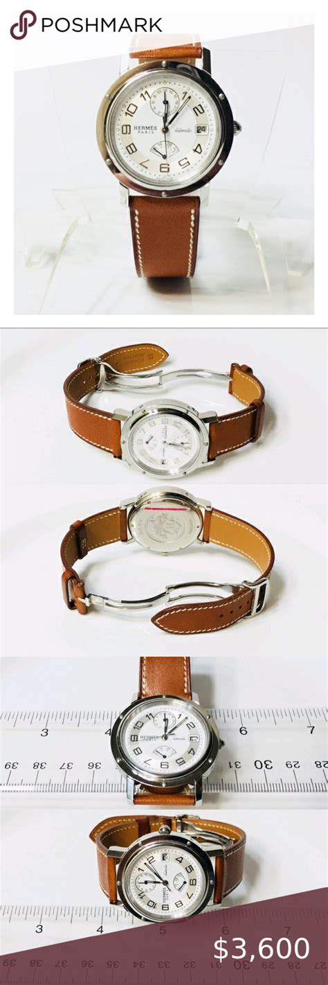 hermes chronograph|hermes clipper chronograph watch prices.